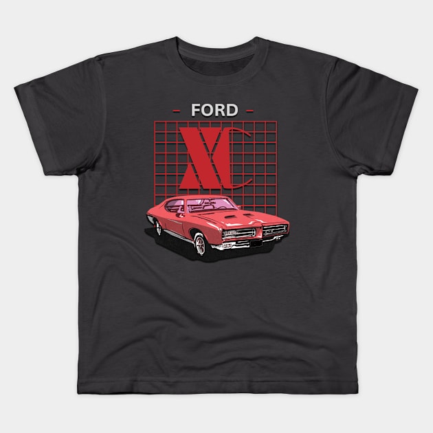 Ford Xc Kids T-Shirt by TeeText